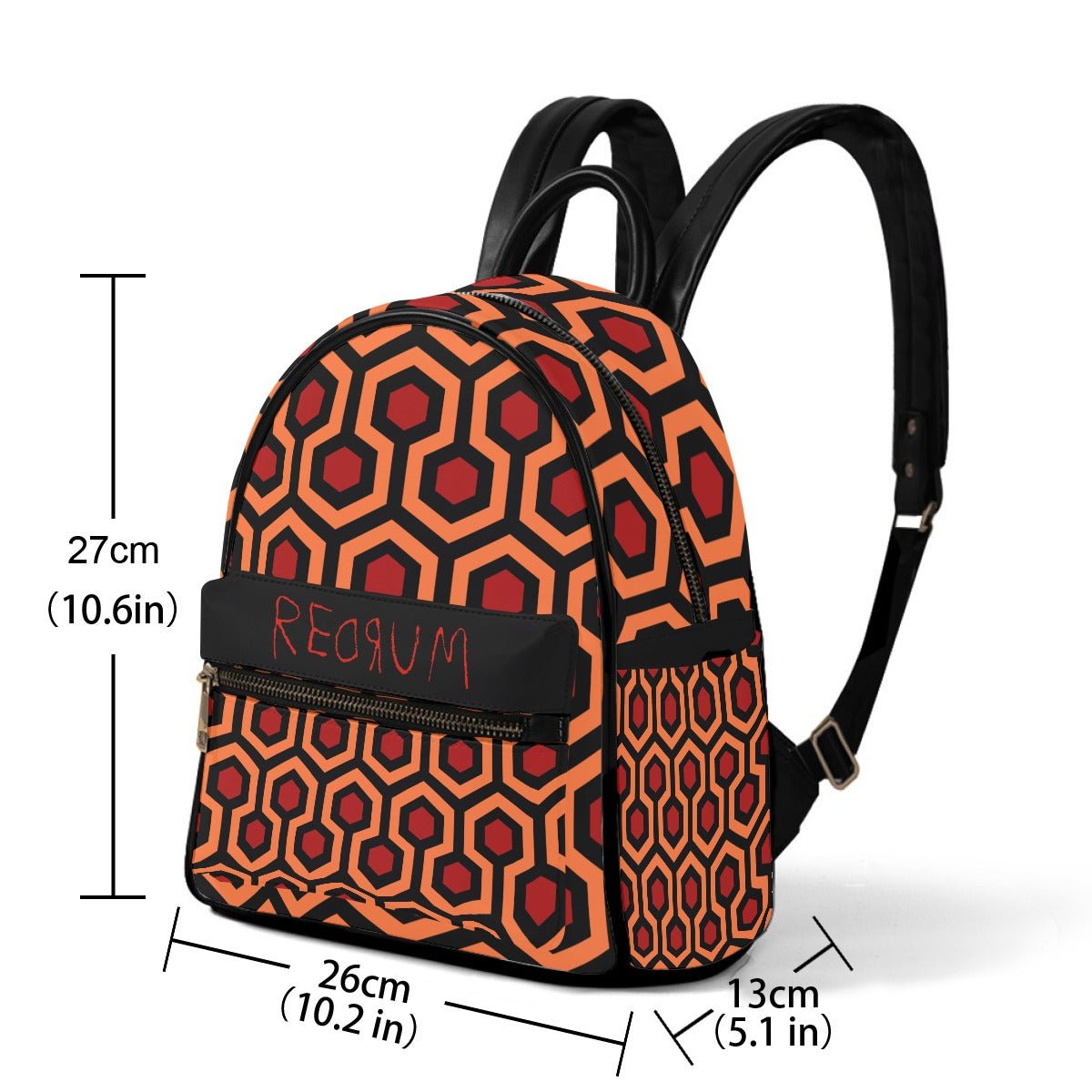 Here's Johnny! - AOP PU Mini Backpack - The Shining Inspired - Sumthin Wicked Exclusive - Goblin Wood