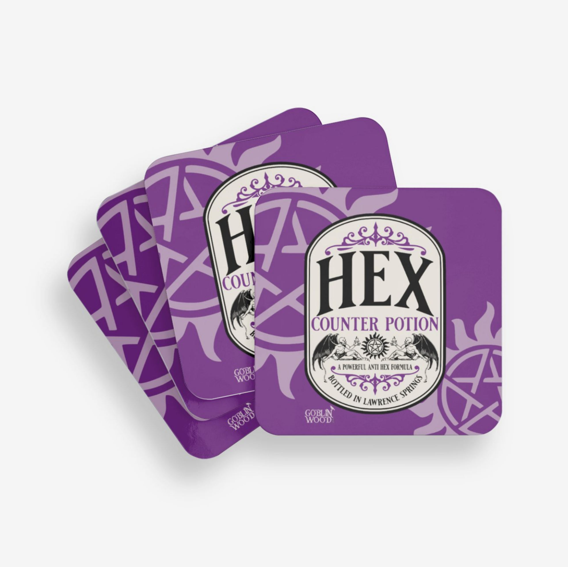Hex Coaster - Supernatural inspired