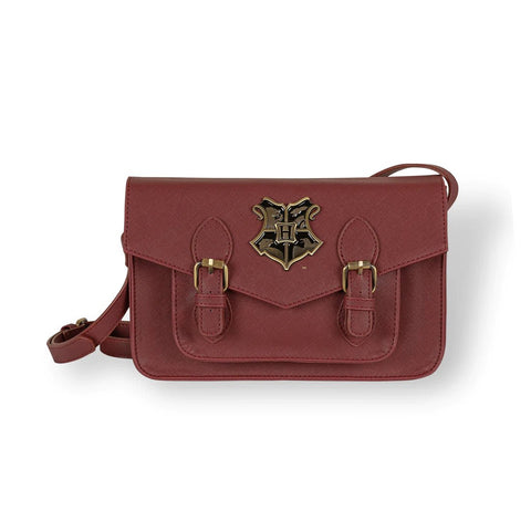 Hogwarts Crest Metal Badge Satchel - Goblin Wood