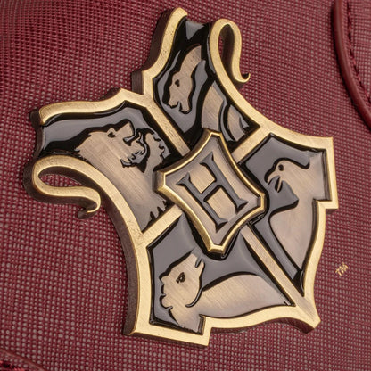 Hogwarts Crest Metal Badge Satchel - Goblin Wood