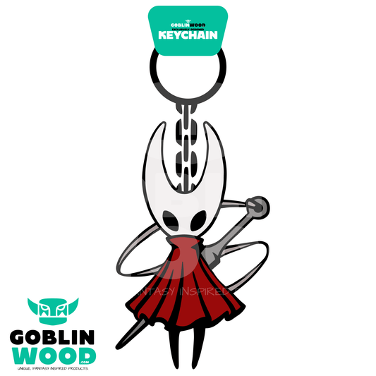 Hornet - Acrylic Keychain - Hollow Knight Inspired - Goblin Wood Exclusive - Goblin Wood