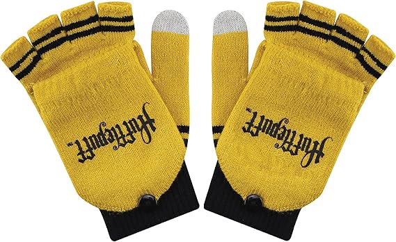 Hufflepuff Mitten/Fingerless Gloves - Goblin Wood