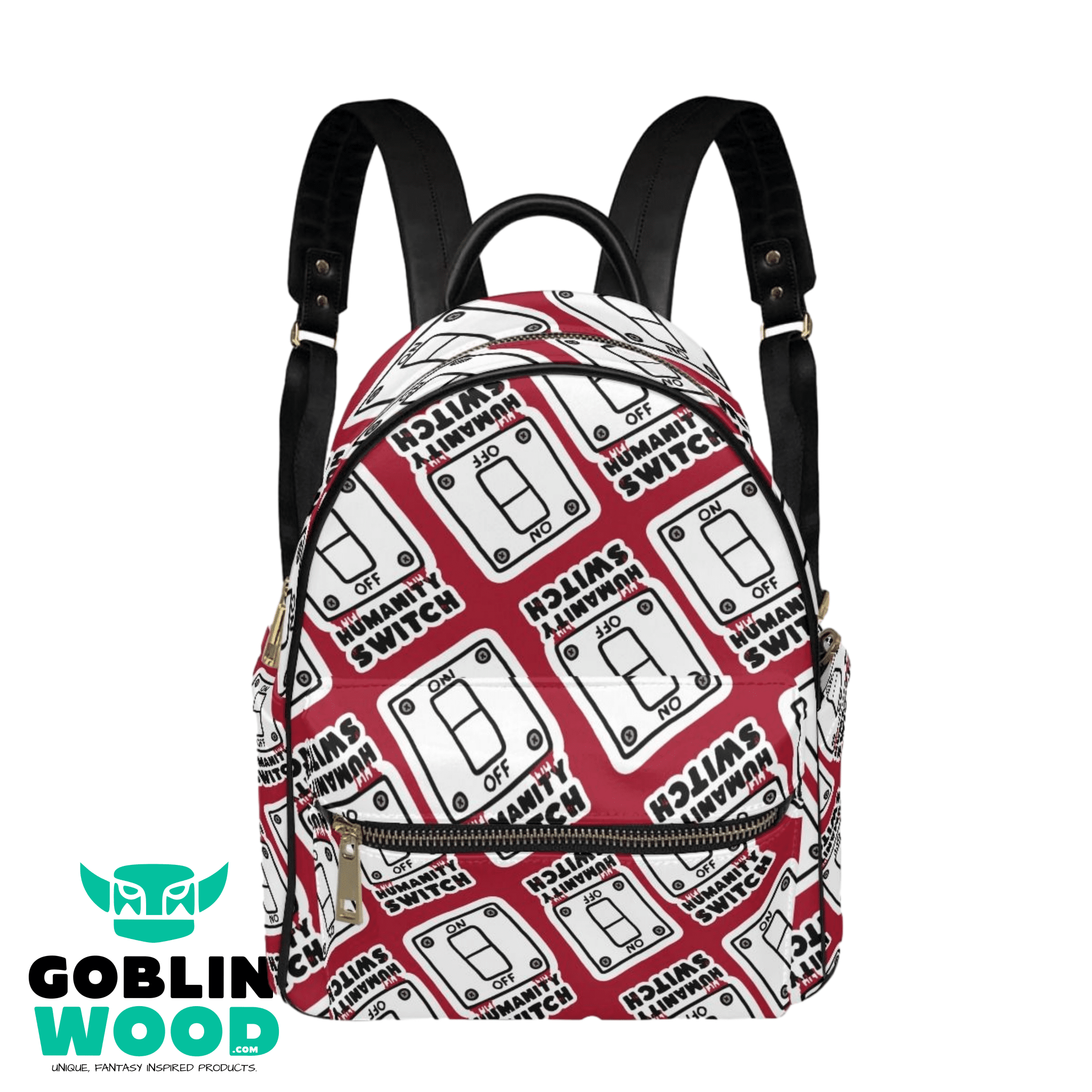 Humanity Switch - AOP Print Mini Backpack - TVD Inspired - Goblin Wood ...