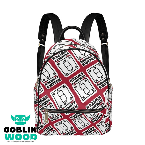 Humanity Switch - AOP Print Mini Backpack - TVD Inspired - Goblin Wood Exclusive - Goblin Wood