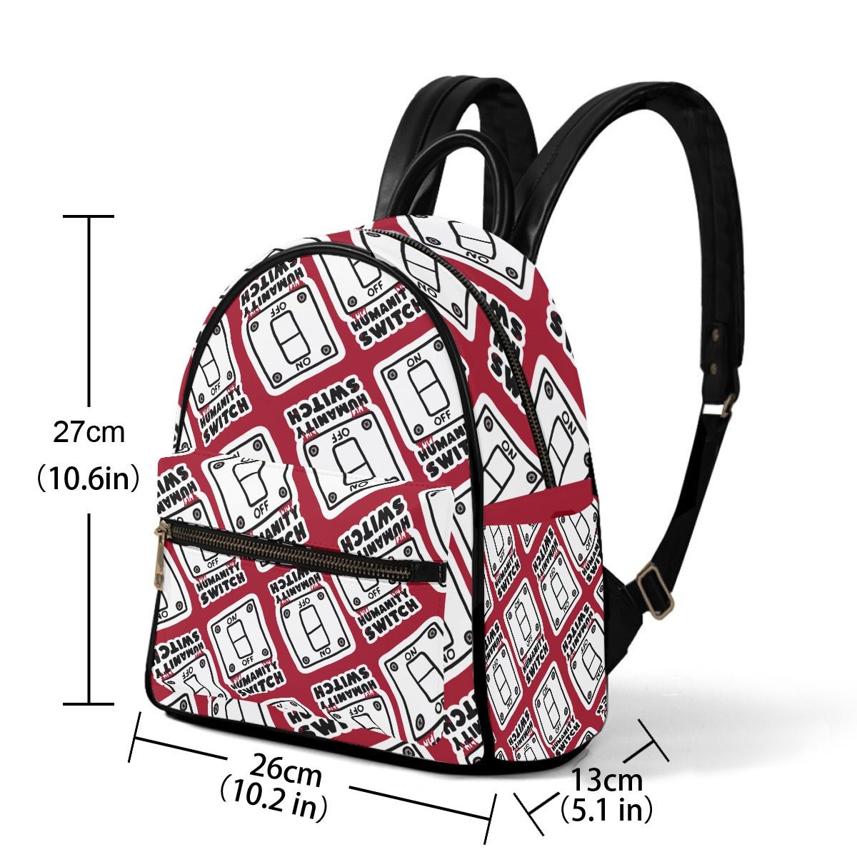 Humanity Switch - AOP Print Mini Backpack - TVD Inspired - Goblin Wood Exclusive - Goblin Wood