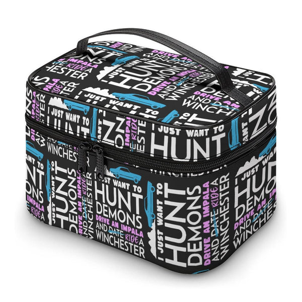 Hunt. Drive. Ride - AOP Toiletry Bag - Supernatural Inspired - Goblin Wood Exclusive - Goblin Wood