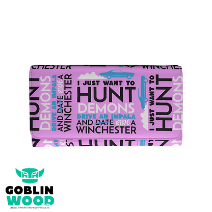 Hunt Drive Ride (Pink) - Supernatural Inspired AOP Purse - Goblin Wood Exclusive - Goblin Wood