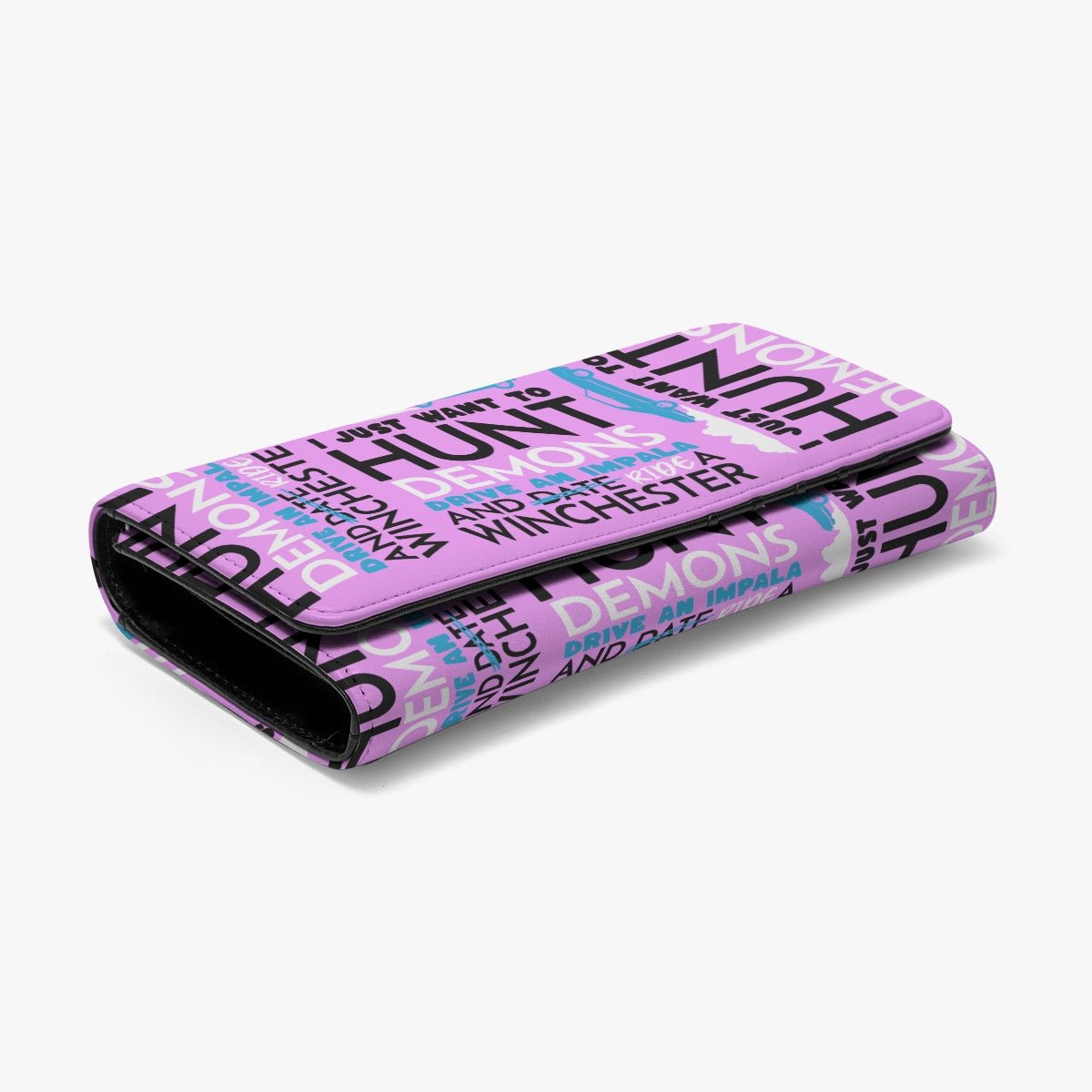 Hunt Drive Ride (Pink) - Supernatural Inspired AOP Purse - Goblin Wood Exclusive - Goblin Wood