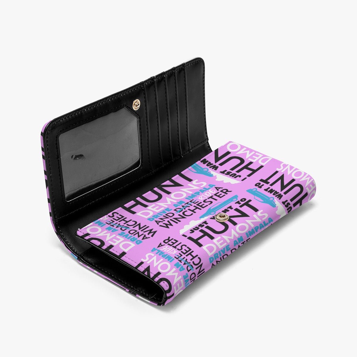 Hunt Drive Ride (Pink) - Supernatural Inspired AOP Purse - Goblin Wood Exclusive - Goblin Wood