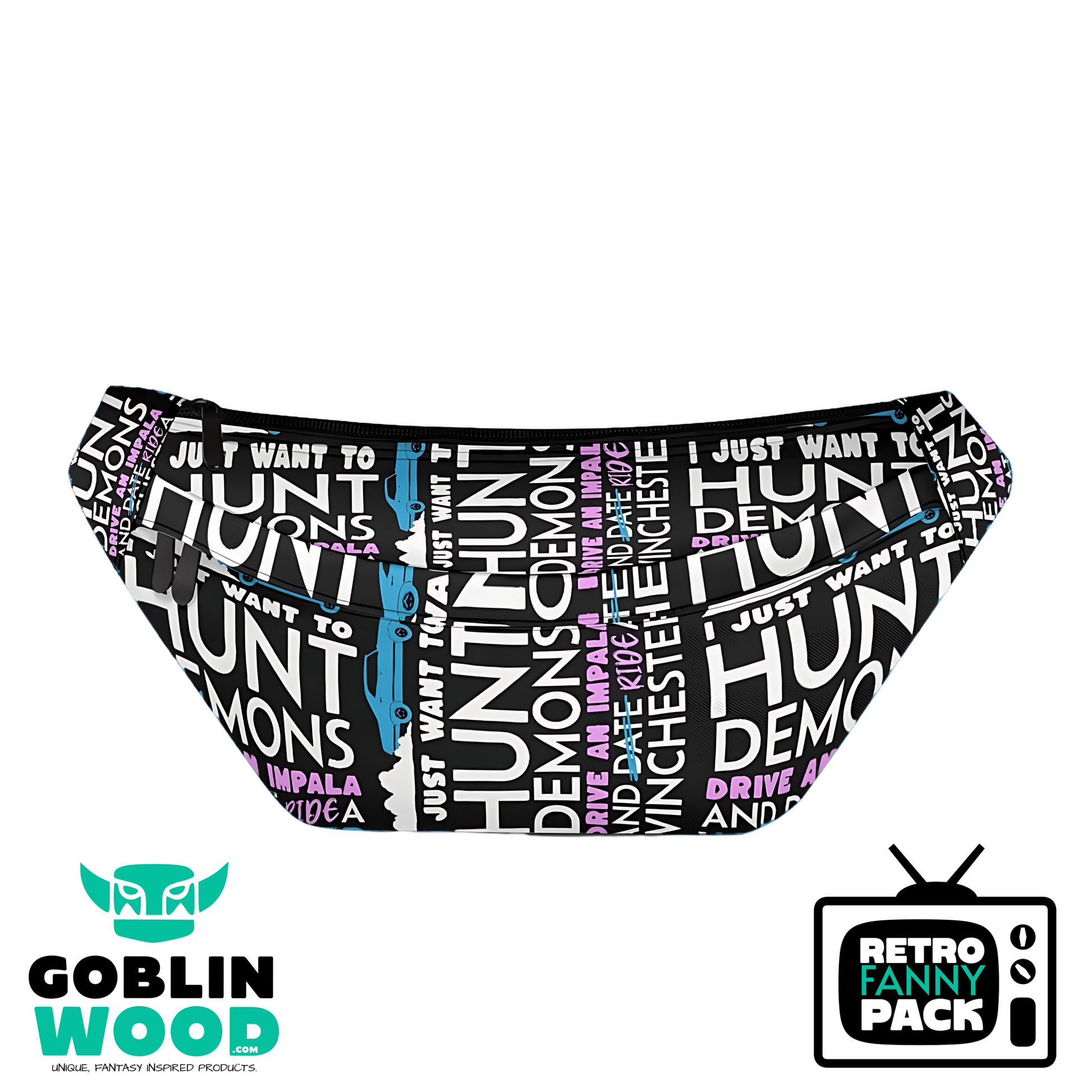 Hunt Drive Ride - Retro Fanny Pack - Supernatural Inspired - Goblin Wood Exclusive - Goblin Wood