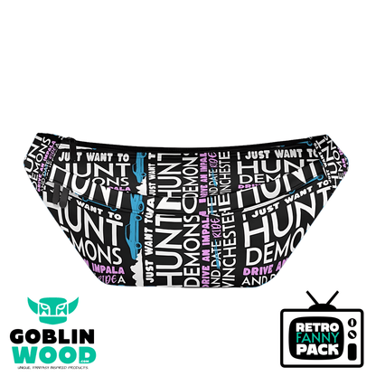 Hunt Drive Ride - Retro Fanny Pack - Supernatural Inspired - Goblin Wood Exclusive - Goblin Wood