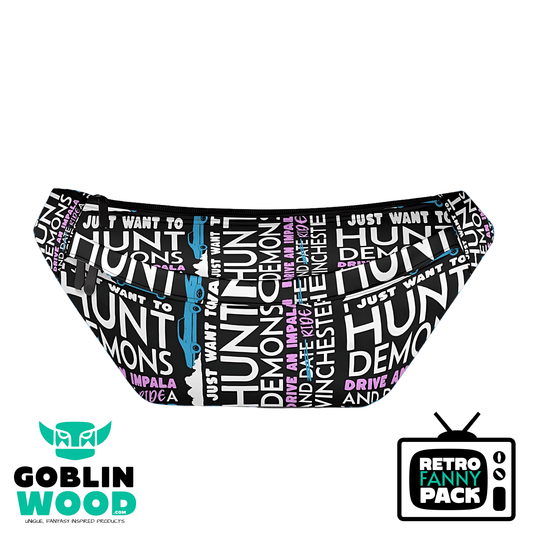 Hunt Drive Ride - Retro Fanny Pack - Supernatural Inspired - Goblin Wood Exclusive - Goblin Wood