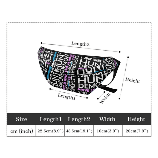 Hunt Drive Ride - Retro Fanny Pack - Supernatural Inspired - Goblin Wood Exclusive - Goblin Wood