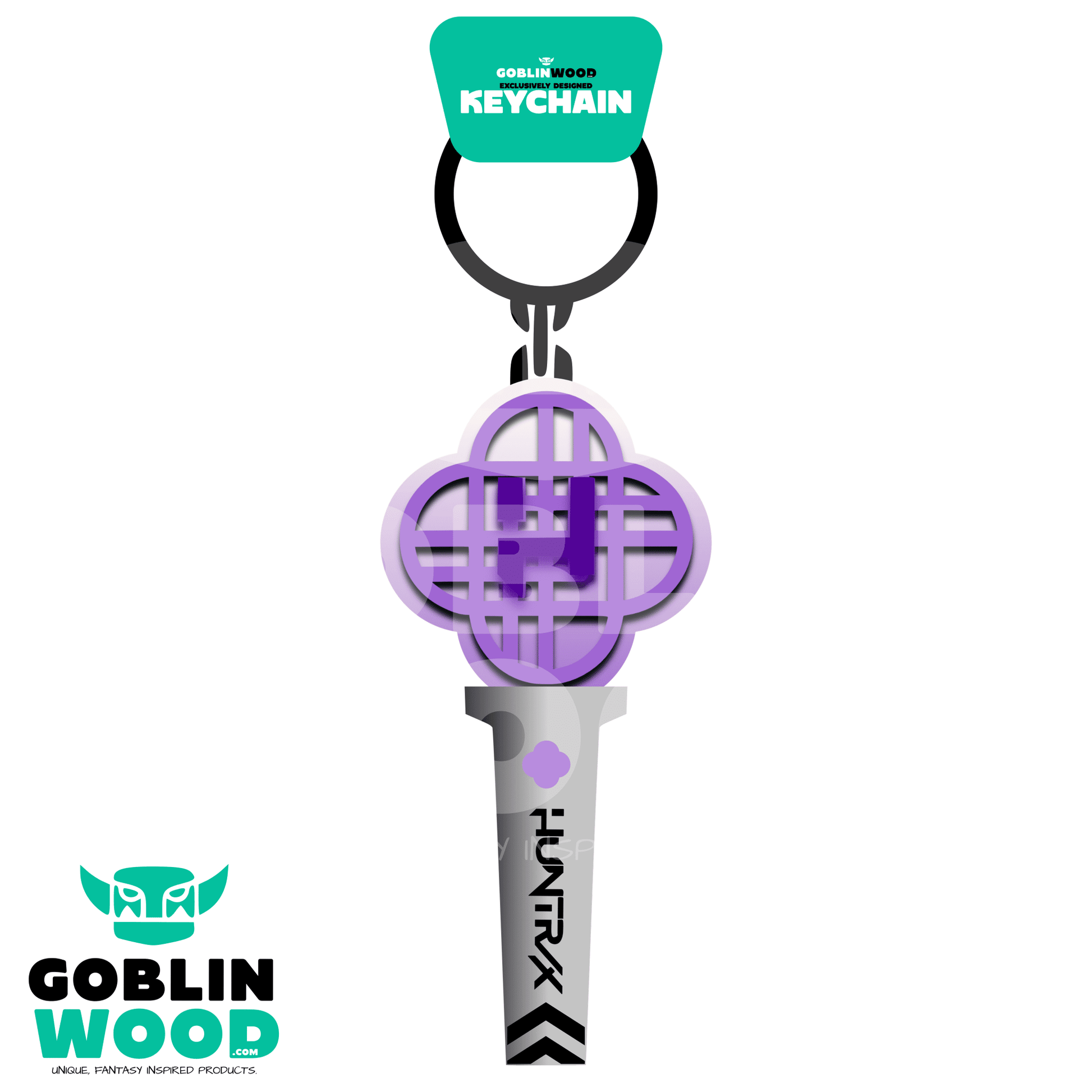 Huntrix Stick - Acrylic Style Keychain - KPop Demon Hunters Inspired - Goblin Wood Exclusive - Goblin Wood