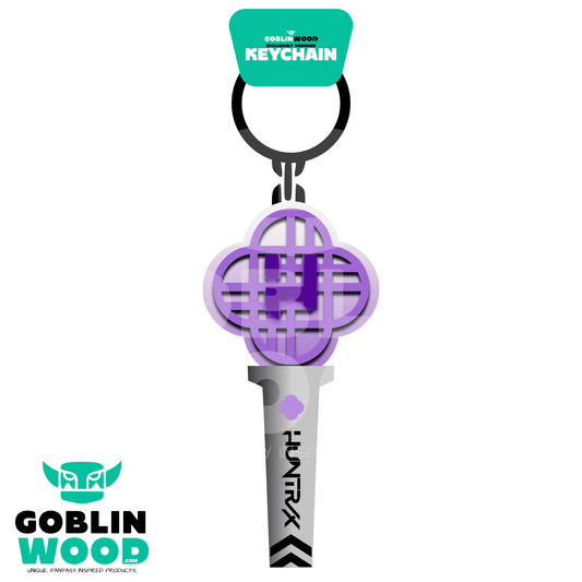 Huntrix Stick - Acrylic Style Keychain - KPop Demon Hunters Inspired - Goblin Wood Exclusive - Goblin Wood