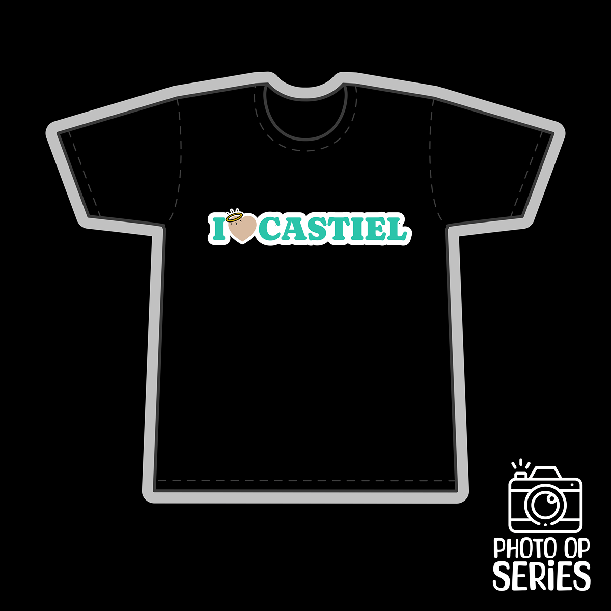 I Love Castiel - Photo Op Series Tee - Goblin Wood Exclusive - Goblin Wood