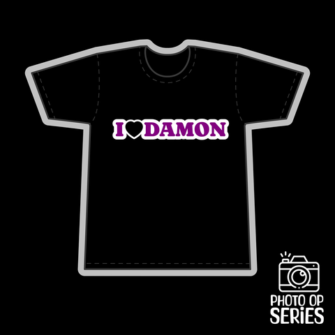I Love Damon - Photo Op Series Tee - Goblin Wood Exclusive - Goblin Wood