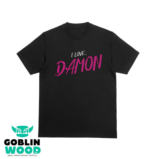 I love Damon - Premium T-Shirt - TVD Inspired - Goblin Wood Exclusive - Goblin Wood