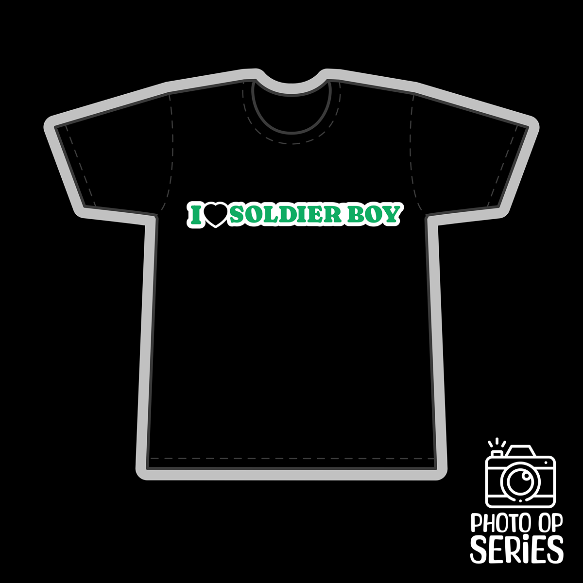 I Love Soldier Boy - Photo Op Series Tee - Goblin Wood Exclusive - Goblin Wood