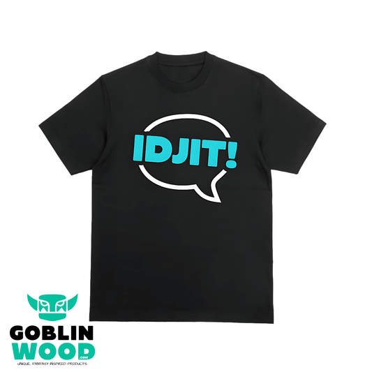 Idjit! - Black Premium T-Shirt - Supernatural Inspired - Goblin Wood Exclusive - Goblin Wood
