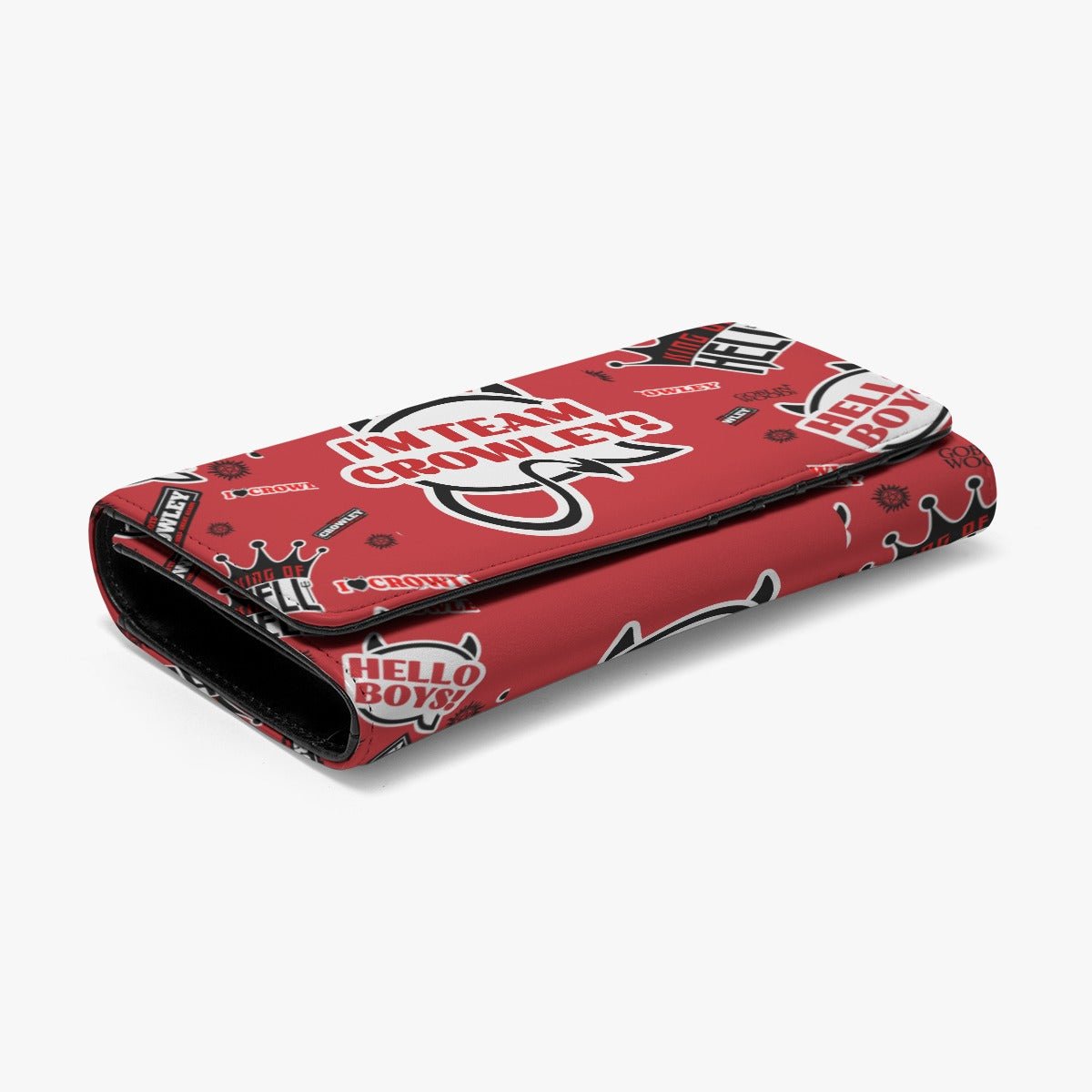 I'm Team Crowley - Supernatural Inspired Purse - Goblin Wood Exclusive - Goblin Wood