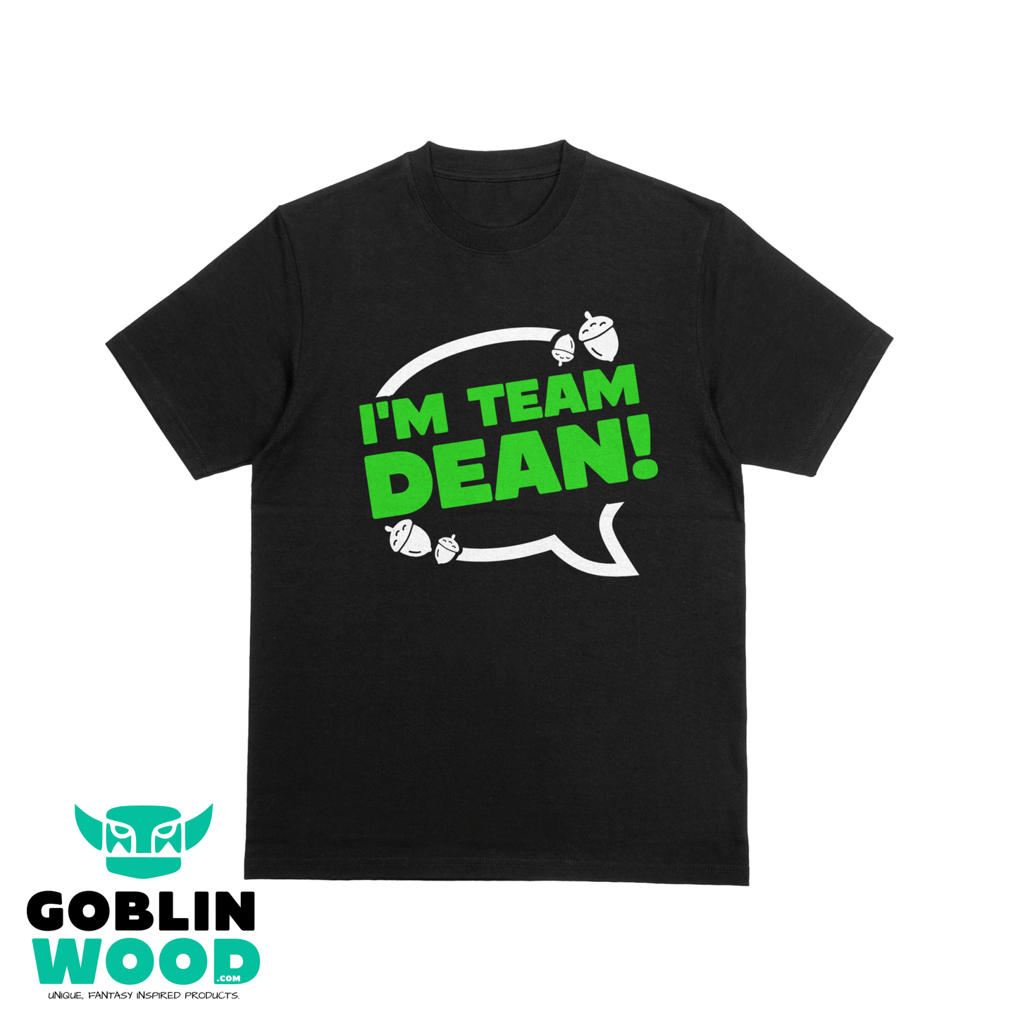 I'm Team Dean - Black Premium T-Shirt - Supernatural Inspired - Goblin Wood Exclusive - Goblin Wood