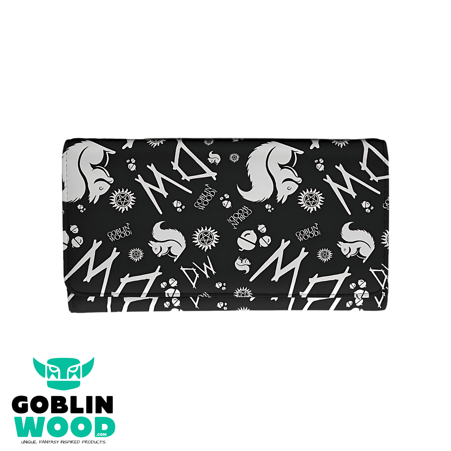 Initially Dean (Black) - Supernatural Inspired Purse - Goblin Wood Exclusive - Goblin Wood