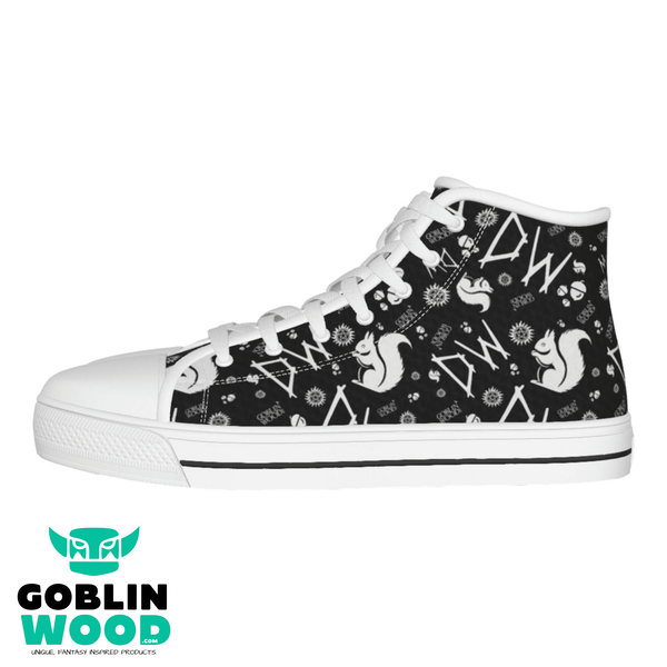 Initially Dean - Canvas Hi - Top Shoe - Supernatural Inspired - Goblin Wood Exclusive - Goblin Wood