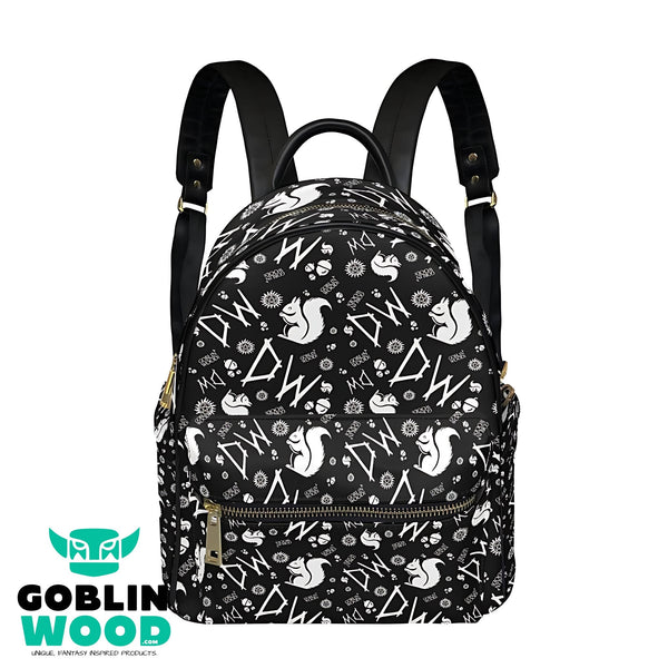 Initially Dean - Mini Backpack (Black) - Supernatural Inspired - Goblin Wood Exclusive - Goblin Wood