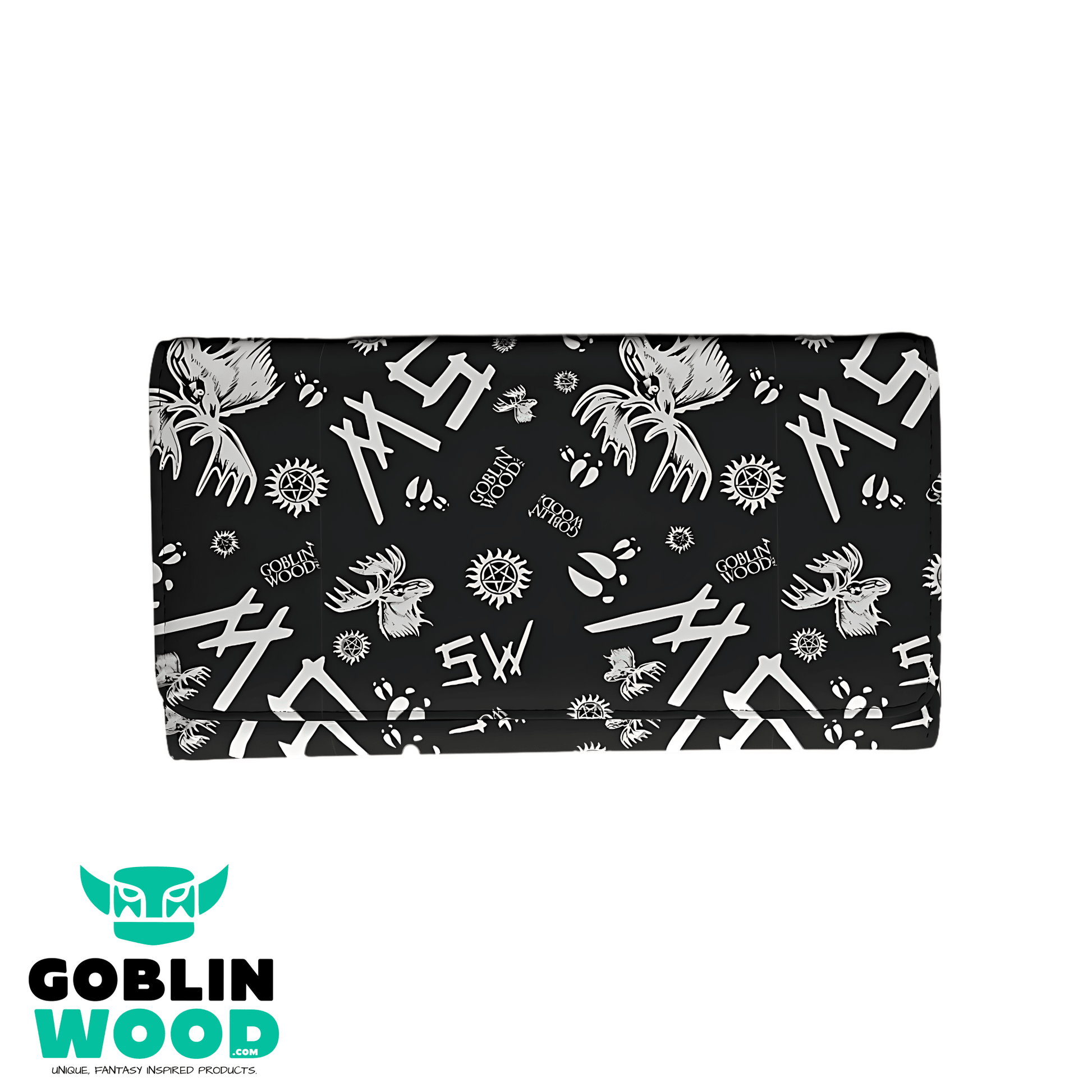 Initially Sam (Black) - Supernatural Inspired Purse - Goblin Wood Exclusive - Goblin Wood