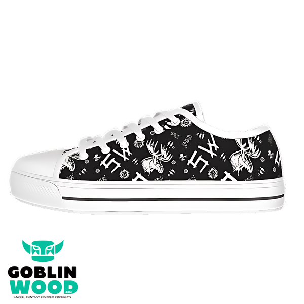 Initially Sam - Canvas Lo - Top Shoe - Supernatural Inspired - Goblin Wood Exclusive - Goblin Wood