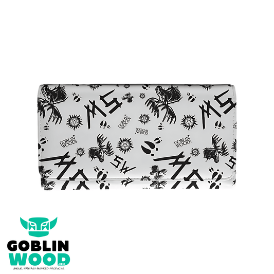 Initially Sam (White) - Supernatural Inspired Purse - Goblin Wood Exclusive - Goblin Wood