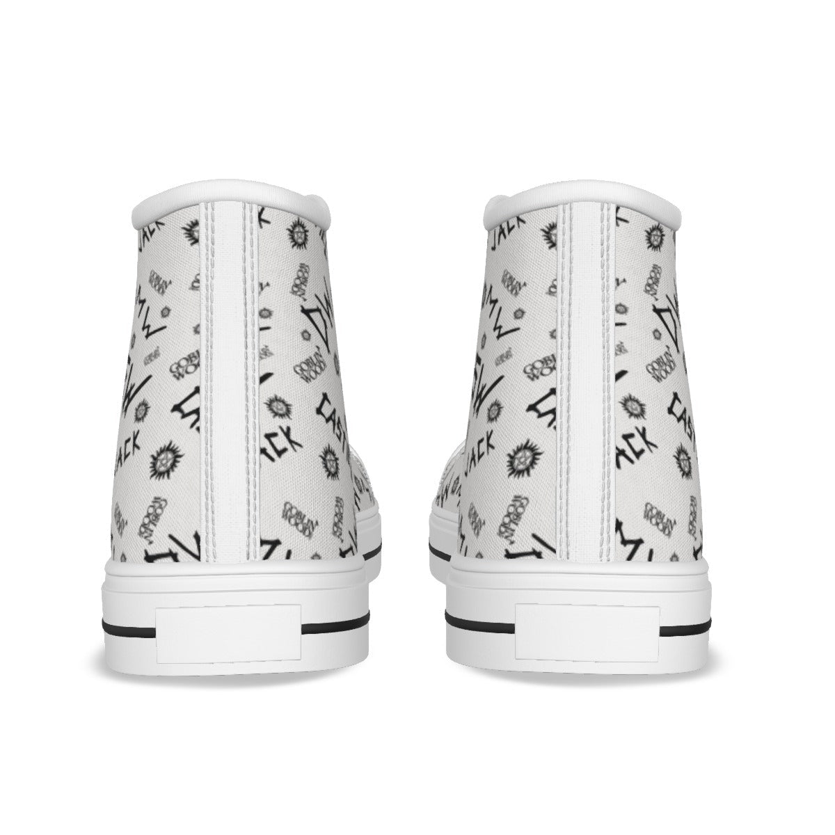 Initials - Arctic Canvas Hi - Top Shoe - Supernatural Inspired - Goblin Wood Exclusive - Goblin Wood