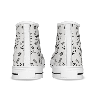 Initials - Arctic Canvas Hi - Top Shoe - Supernatural Inspired - Goblin Wood Exclusive - Goblin Wood