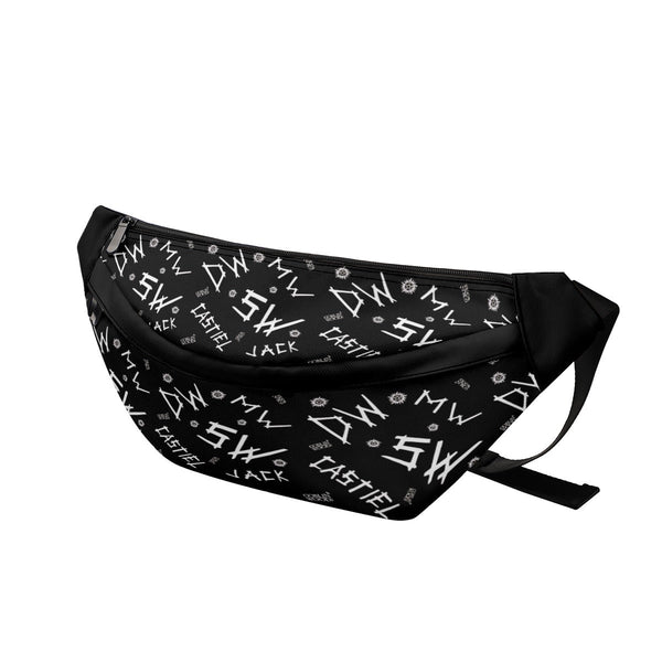 Initials (Black) - Retro Fanny Pack - Supernatural Inspired - Goblin Wood Exclusive - Goblin Wood