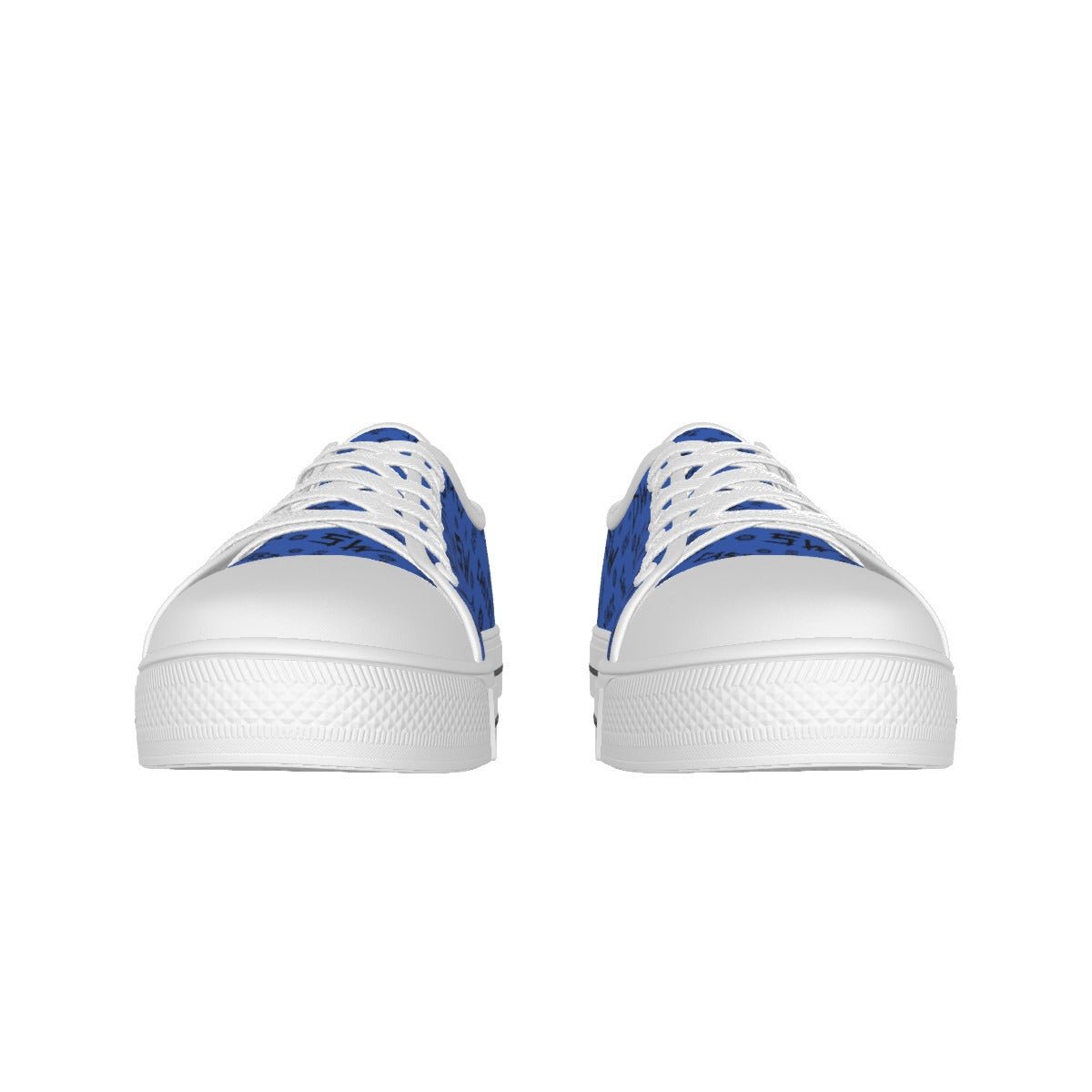 Initials - Denim Blue Canvas Lo - Top Shoe - Supernatural Inspired - Goblin Wood Exclusive - Goblin Wood