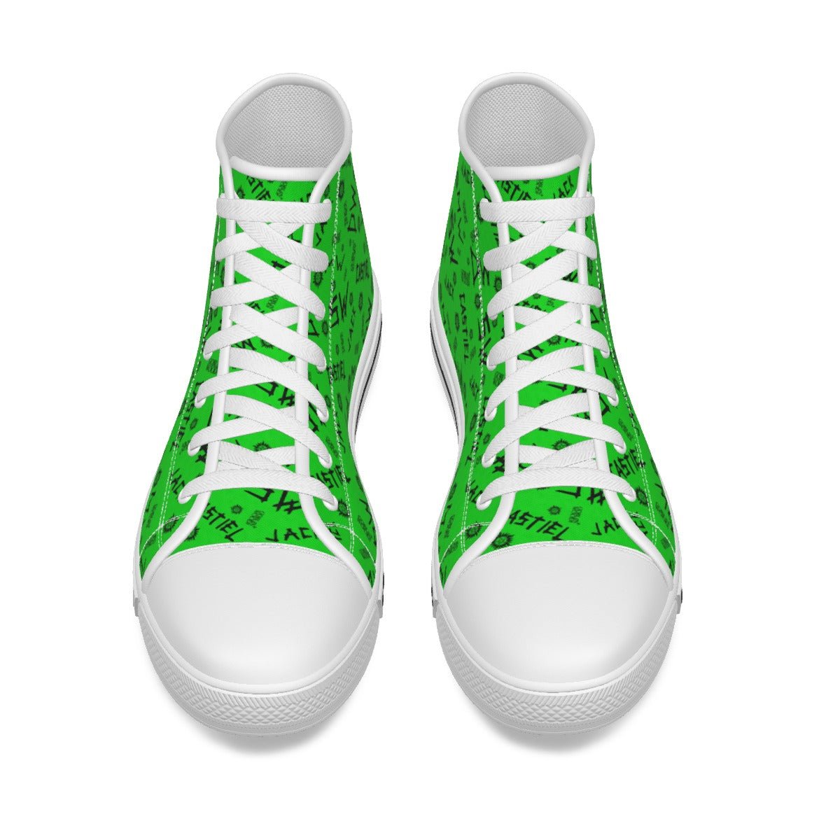 Initials - Green Canvas Hi - Top Shoe - Supernatural Inspired - Goblin Wood Exclusive - Goblin Wood
