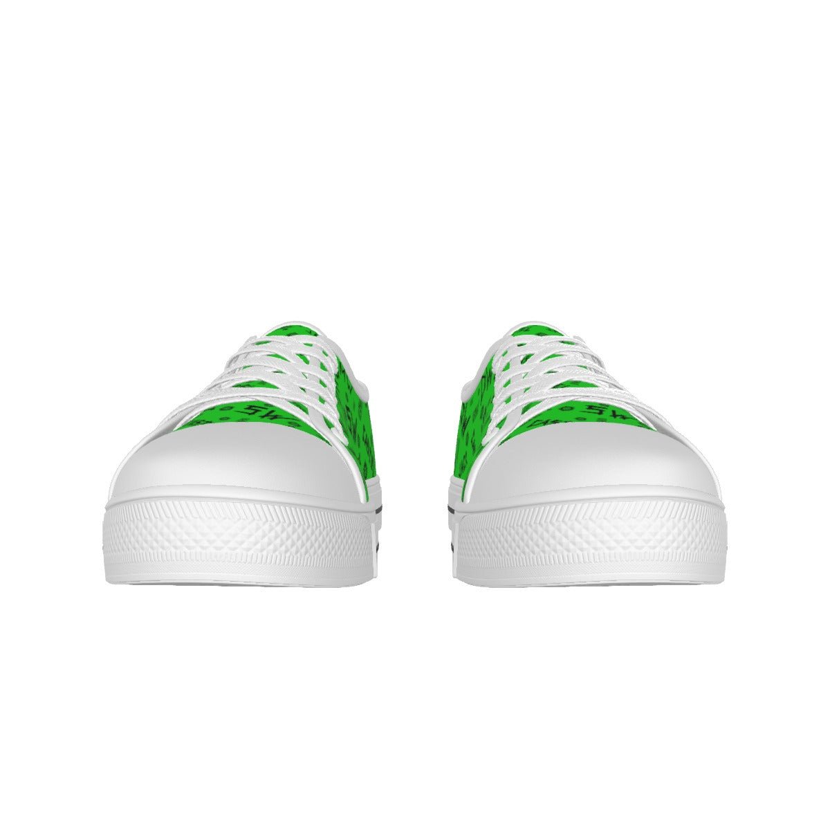 Initials - Green Canvas Lo - Top Shoe - Supernatural Inspired - Goblin Wood Exclusive - Goblin Wood