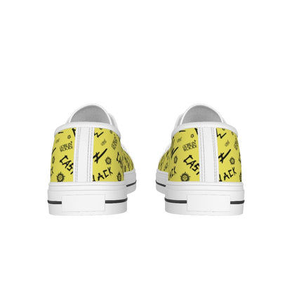 Initials - Meadow Yellow Canvas Lo - Top Shoe - Supernatural Inspired - Goblin Wood Exclusive - Goblin Wood