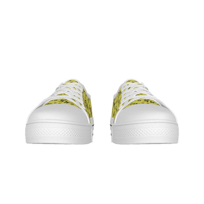 Initials - Meadow Yellow Canvas Lo - Top Shoe - Supernatural Inspired - Goblin Wood Exclusive - Goblin Wood