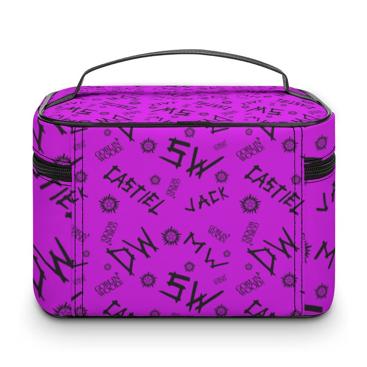 Initials - Purple AOP Toiletry Bag - Supernatural Inspired - Goblin Wood Exclusive - Goblin Wood