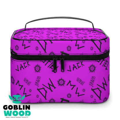 Initials - Purple AOP Toiletry Bag - Supernatural Inspired - Goblin Wood Exclusive - Goblin Wood