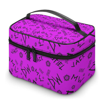 Initials - Purple AOP Toiletry Bag - Supernatural Inspired - Goblin Wood Exclusive - Goblin Wood