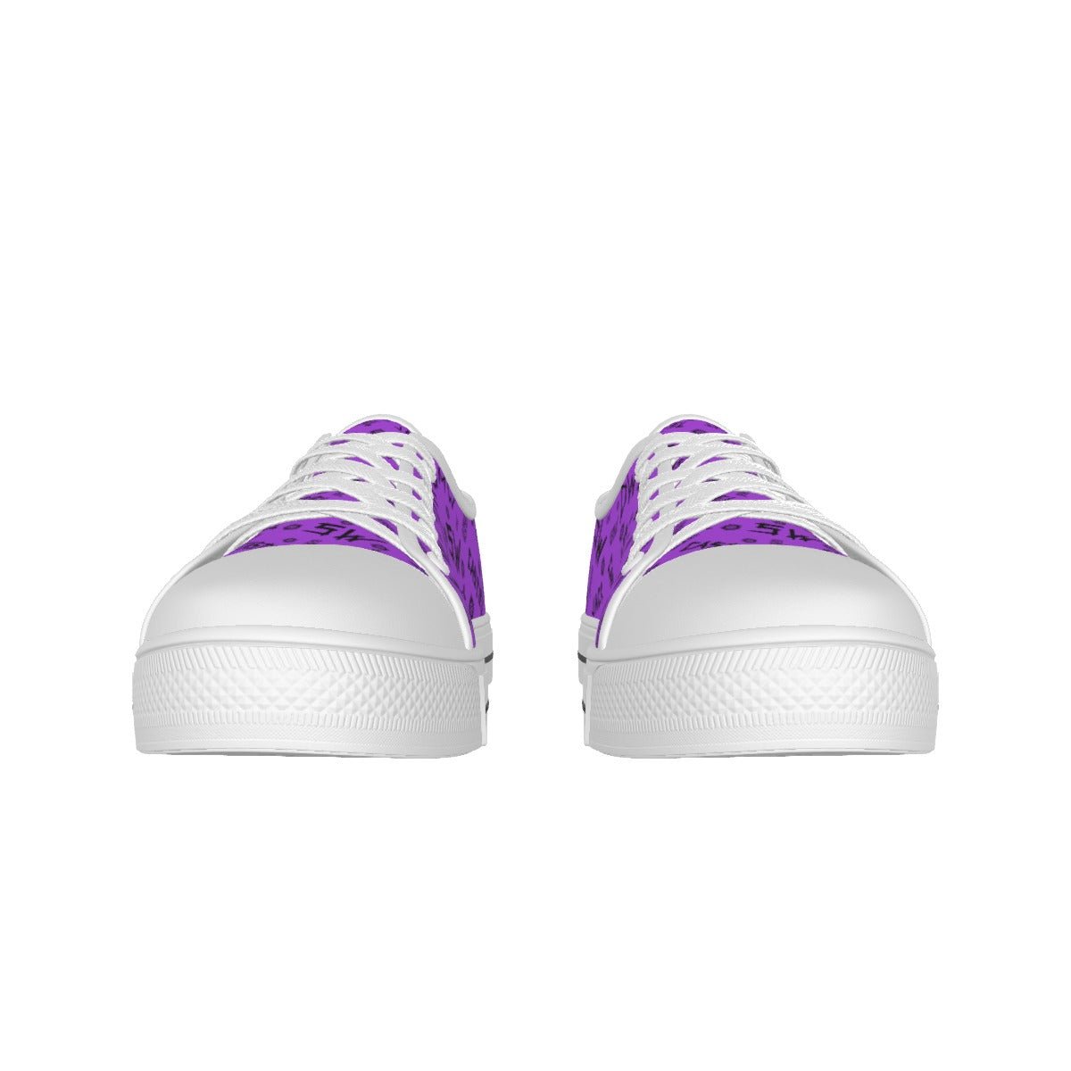 Initials - Purple Canvas Lo - Top Shoe - Supernatural Inspired - Goblin Wood Exclusive - Goblin Wood