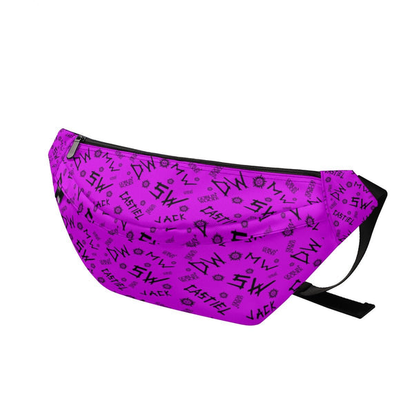 Initials (Purple) - Retro Fanny Pack - Supernatural Inspired - Goblin Wood Exclusive - Goblin Wood