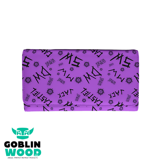 Initials (Purple) - Supernatural Inspired Purse - Goblin Wood Exclusive - Goblin Wood