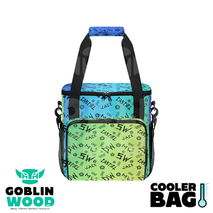 Initials - Rainbow - AOP Insulated Canvas Cool Bag - Supernatural Inspired - Goblin Wood Exclusive - Goblin Wood