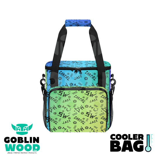 Initials - Rainbow - AOP Insulated Canvas Cool Bag - Supernatural Inspired - Goblin Wood Exclusive - Goblin Wood