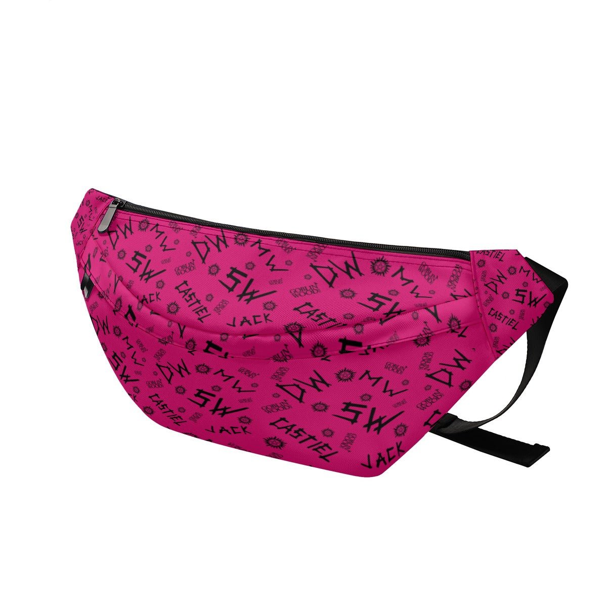 Initials (Raspberry) - Retro Fanny Pack - Supernatural Inspired - Goblin Wood Exclusive - Goblin Wood