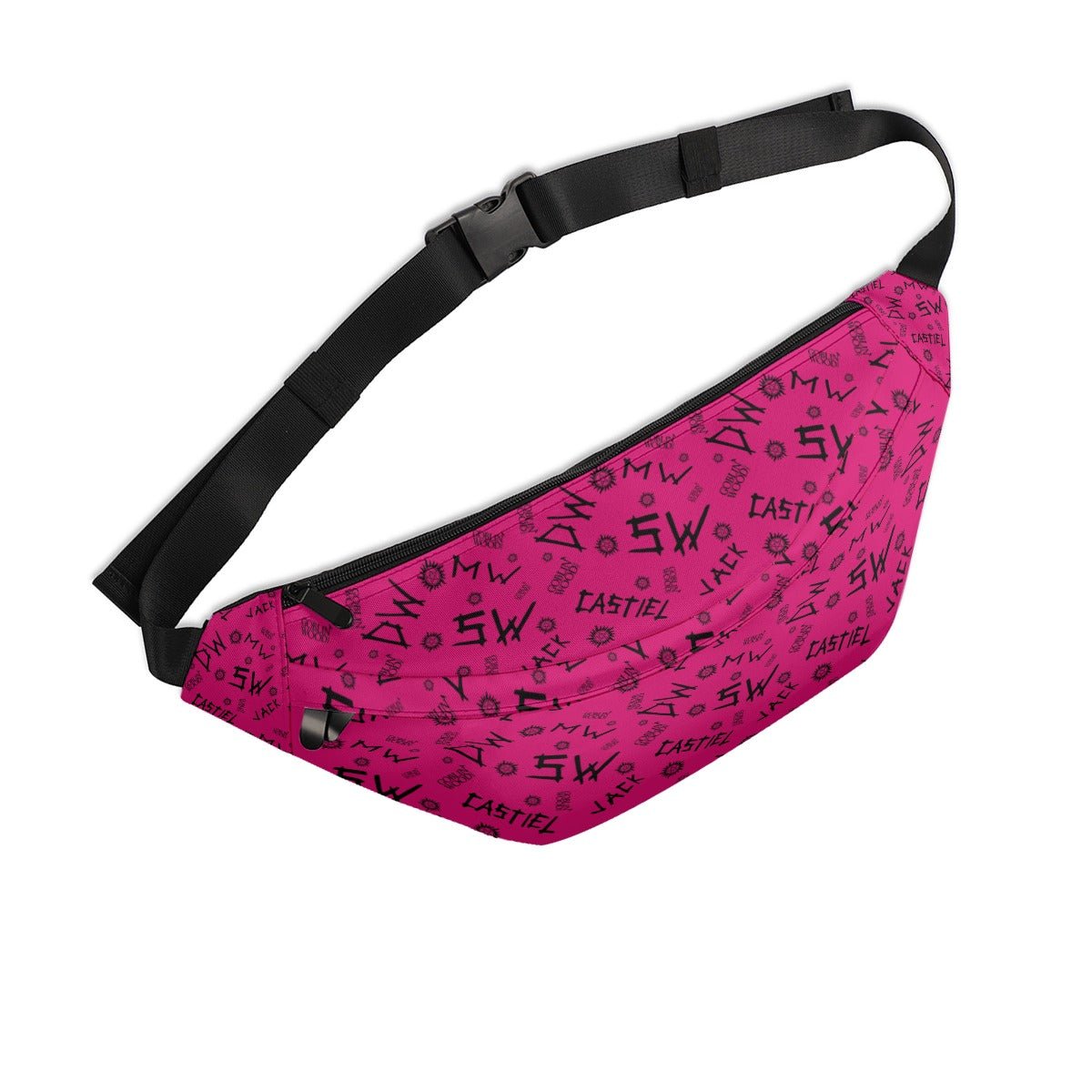Initials (Raspberry) - Retro Fanny Pack - Supernatural Inspired - Goblin Wood Exclusive - Goblin Wood
